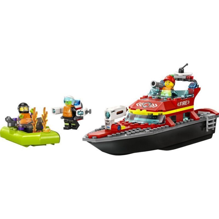 Lego City Fire Rescue Boat για 5+ ετών