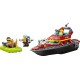 Lego City Fire Rescue Boat για 5+ ετών