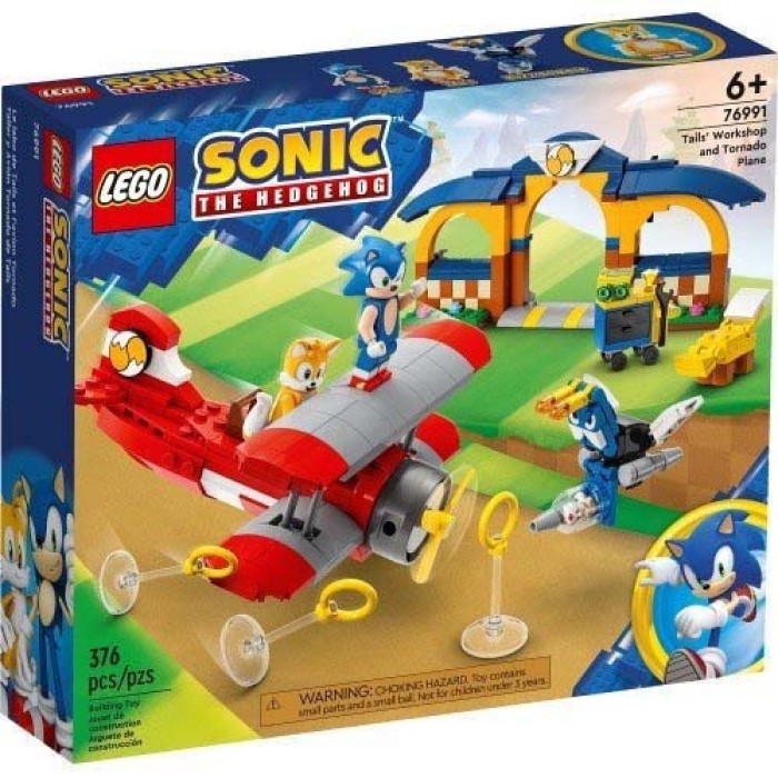 Lego Sonic The Hedgehog Tails' Workshop and Tornado Plane για 6+ ετών