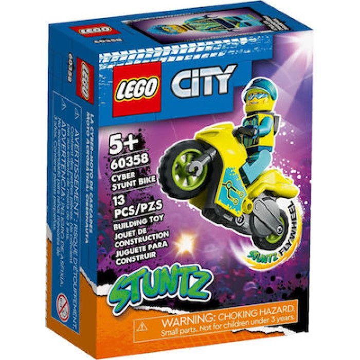 Lego City Cyber Stunt Bike για 5+ ετών