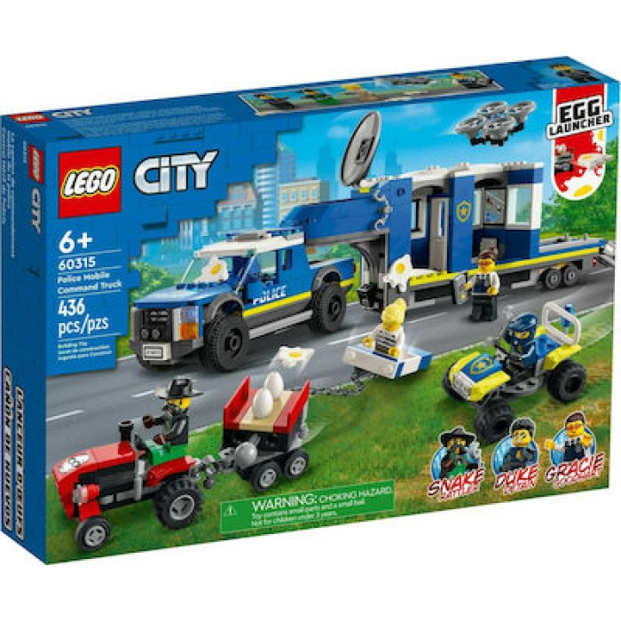 Lego City: Police Mobile Command Truck για 6+ ετών