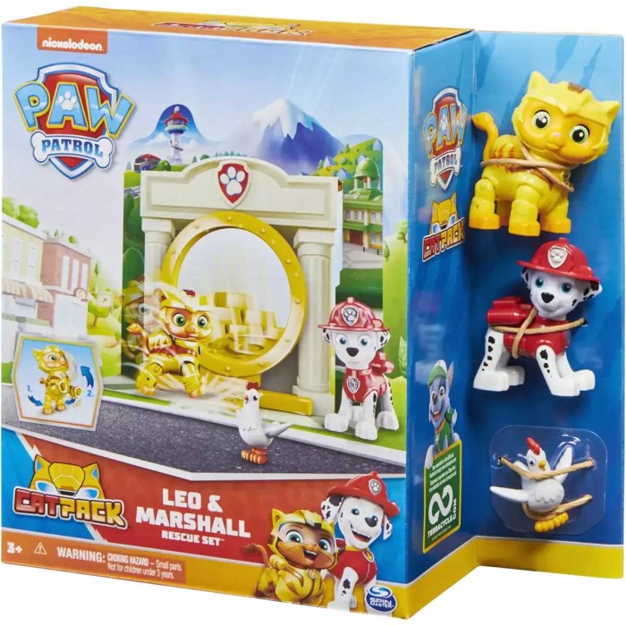 Spin Master Παιχνίδι Μινιατούρα Paw Patrol Leo & Marshall Rescue