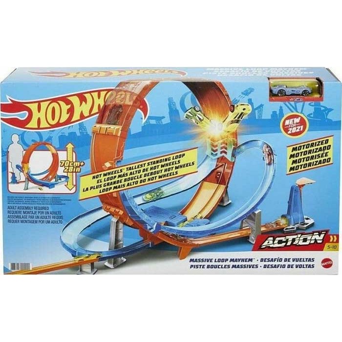 Mattel Πίστα Hot Wheels Massive Loop Mayhem Track Set για 5+ Ετών