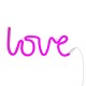 Φωτιστικό Neon "Love" Φούξια A Little Lovely Company