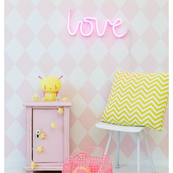 Φωτιστικό Neon "Love" Φούξια A Little Lovely Company