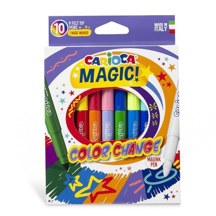 Μαρκαδόροι Carioca MAGIC Σετ 10 Χρώματα