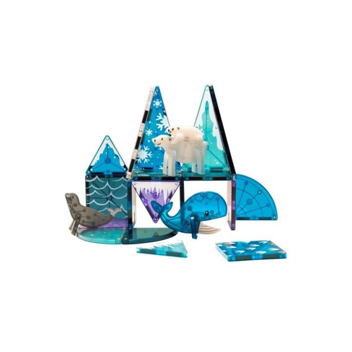 Magna-Tiles Μαγνητικό Παιχνίδι Clear Colors Arctic για 3+ Ετών