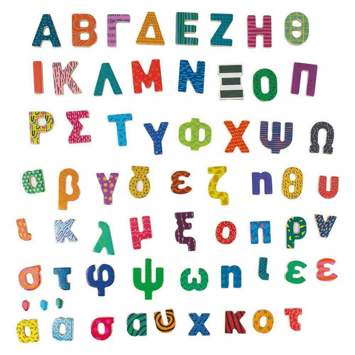 Μαγνητικό Παιχνίδι Κατασκευών Letters