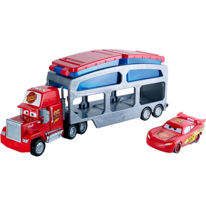 Mattel Σετ Φορτηγό Disney Cars Color Changers Ice Racers, Mack Dip & Dunk Trailer για 4+ Ετών