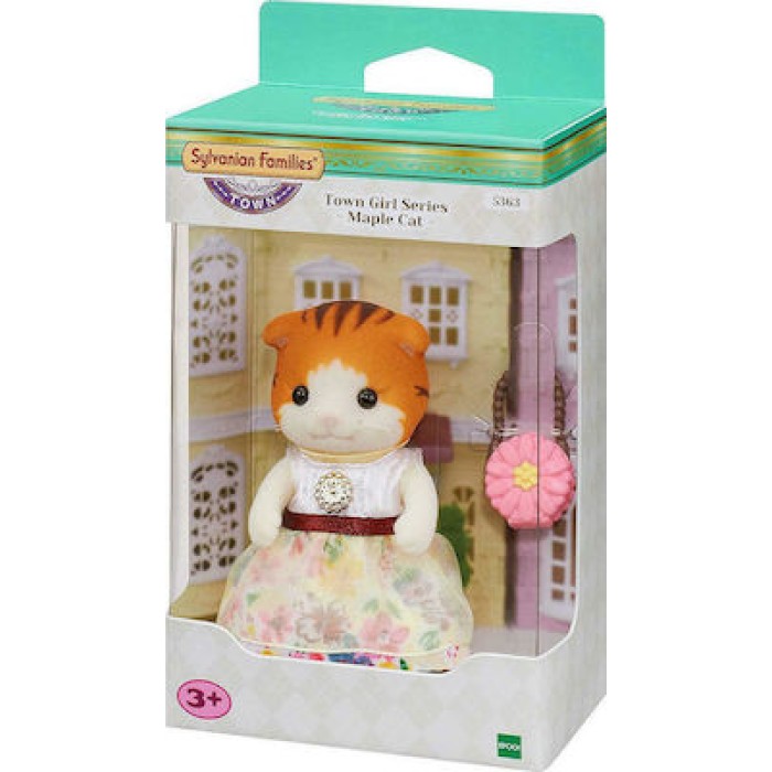 Παιχνίδι Μινιατούρα Sylvanian Families Town Girl Series Maple Cat για 3+ Ετών