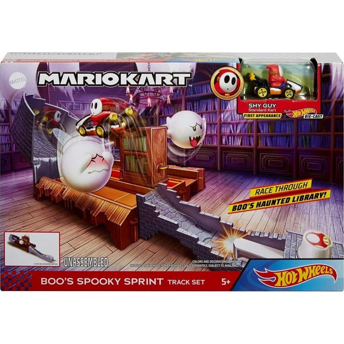 Mattel Πίστα Hot Wheels Mario Kart Boo's Spooky Sprint για 5+ Ετών