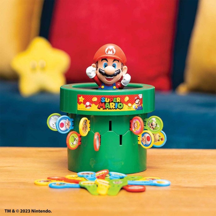 AS Επιτραπέζιο Παιχνίδι Super Mario Pop Up για 2-4 Παίκτες 4+ Ετών