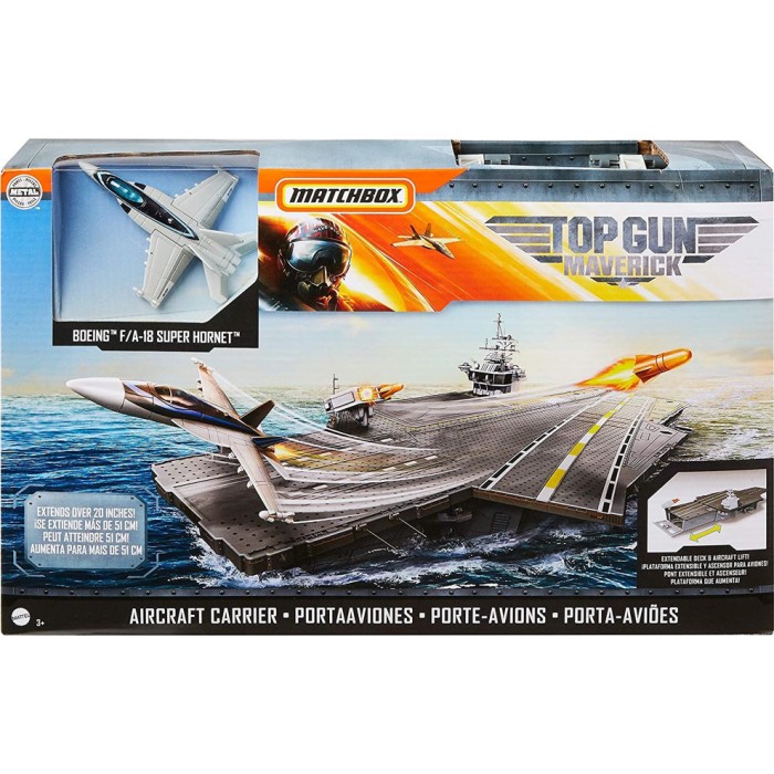 Mattel Matchbox Σετ με Αεροπλάνο Top Gun για 4+ Ετών