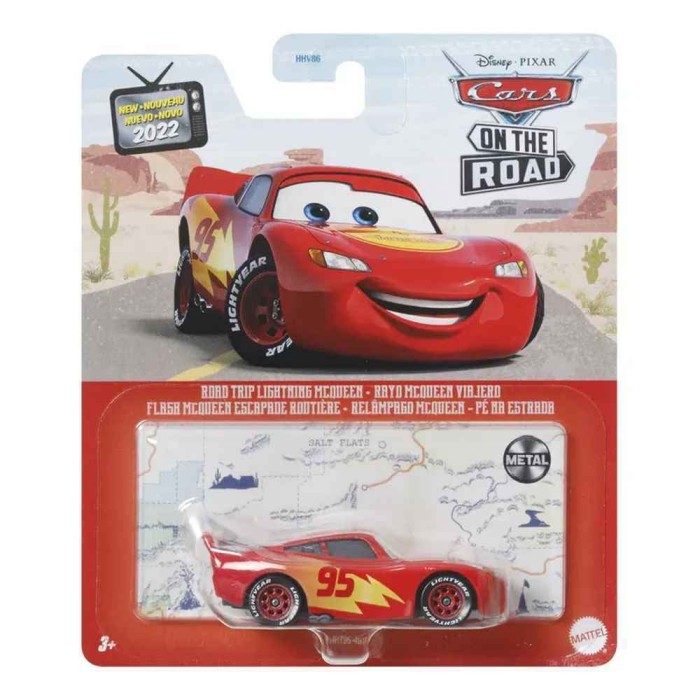 Mattel Αυτοκινητάκι Cars On The Road - Road Trip Lighting McQueen για 3+ Ετών
