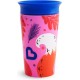 Munchkin Παιδικό Ποτηράκι "Miracle 360° Wildlove Sippy" από Πλαστικό Μπλε 266ml