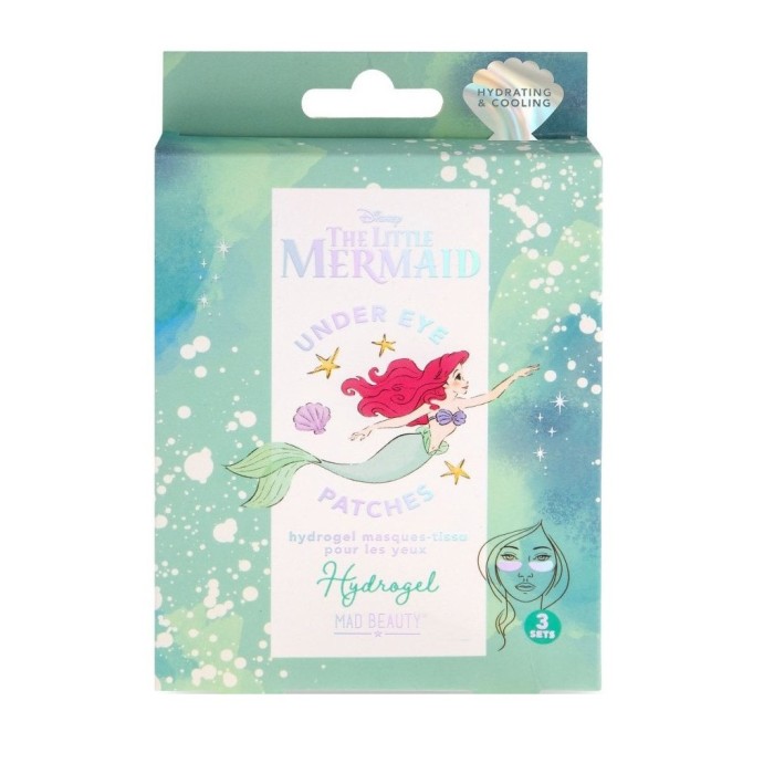 Mad Beauty Disney Little Mermaid Μάσκα Ματιών για Ενυδάτωση 6τμχ