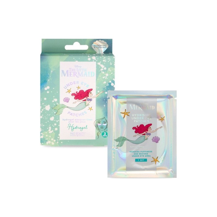 Mad Beauty Disney Little Mermaid Μάσκα Ματιών για Ενυδάτωση 6τμχ