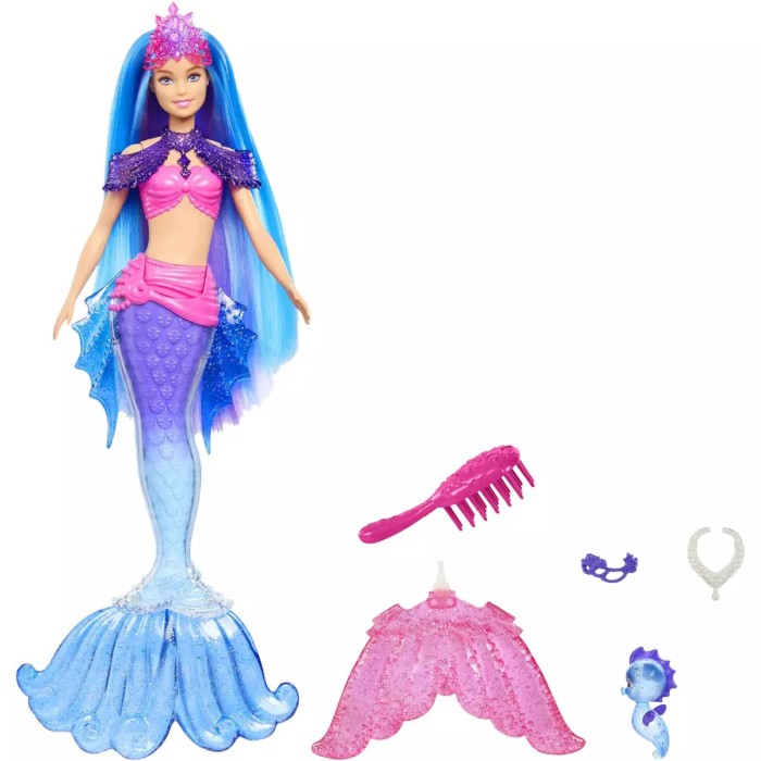 Παιχνιδολαμπάδα Barbie Mermaid Power Malibu για 3+ Ετών Mattel