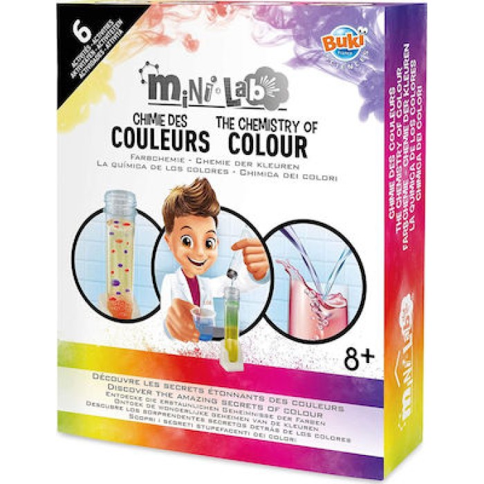 Buki Εκπαιδευτικό Παιχνίδι Mini Lab Chemistry of Colour για 8+ Ετών