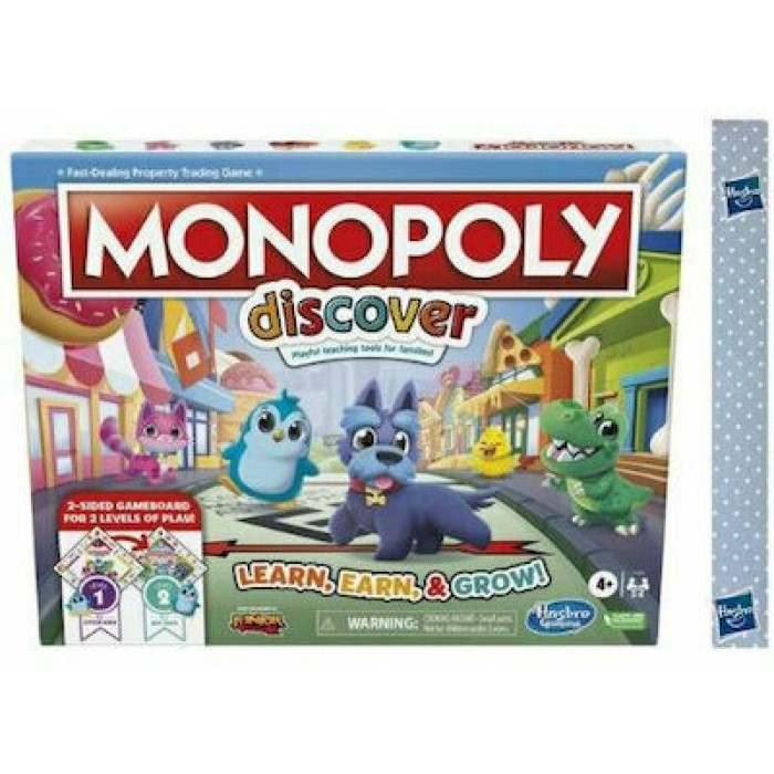 Παιχνιδολαμπάδα Junior Learn Earn and Grow Monopoly Discover για 4+ Ετών Hasbro