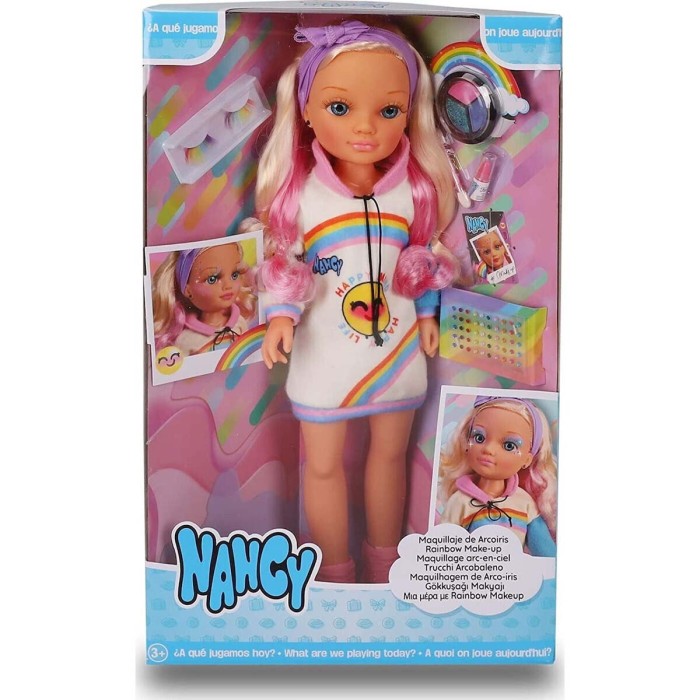 Κούκλα Nancy Rainbow Makeup για 3+ Ετών