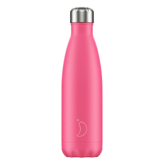 Chilly's Neon Edition Pink Μπουκάλι Θερμός 0.5lt