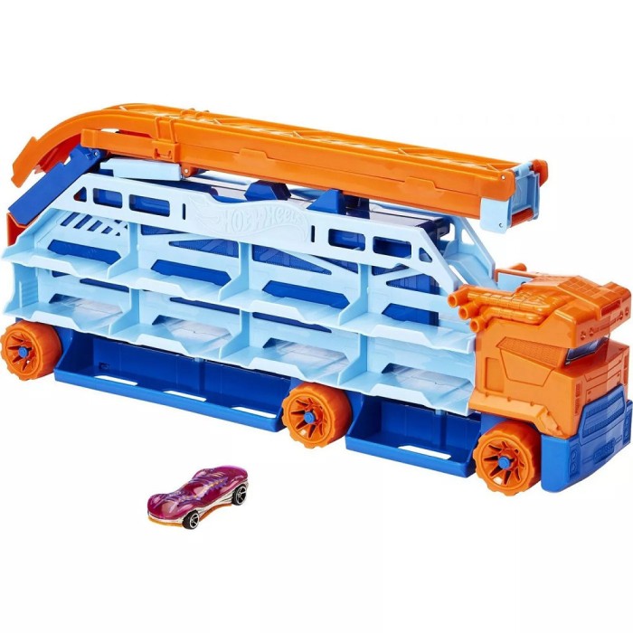 Παιχνιδολαμπάδα Hot Wheels Νταλίκα Αυτοκινητόδρομος για 4+ Ετών Mattel