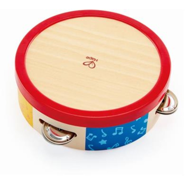 Hape Early Melodies Tap Along Tambourine (E0607) - Το Πρώτο Μου Ντέφι - 1Τεμ.
