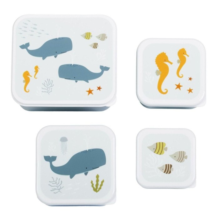 Σετ Φαγητού Lunch & Snack Box Set Ocean