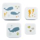 Σετ Φαγητού Lunch & Snack Box Set Ocean