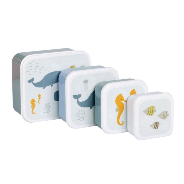 Σετ Φαγητού Lunch & Snack Box Set Ocean