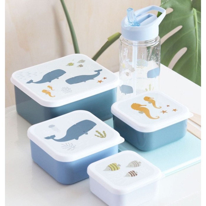 Σετ Φαγητού Lunch & Snack Box Set Ocean