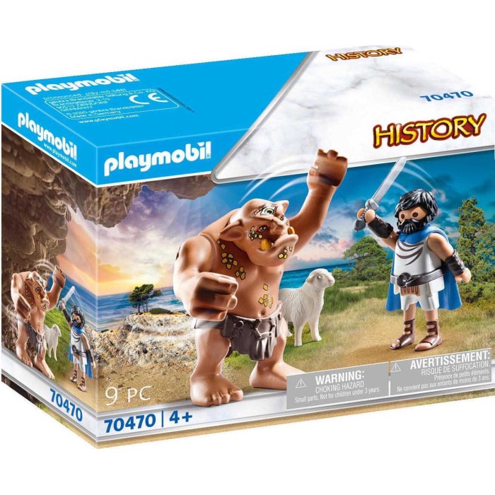 Playmobil History Ο Οδυσσέας & ο Κύκλωπας Πολύφημος για 4+ ετών