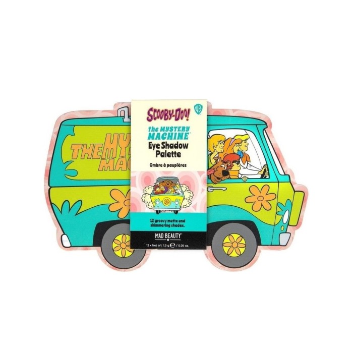 Mad Beauty Scooby Doo Παλέτα με Σκιές Ματιών σε Στερεή Μορφή Πολύχρωμη