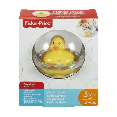 Fisher Price Watermates Μπάλα Μπάνιου με Παπάκι Κίτρινο για 3+ Μηνών 9