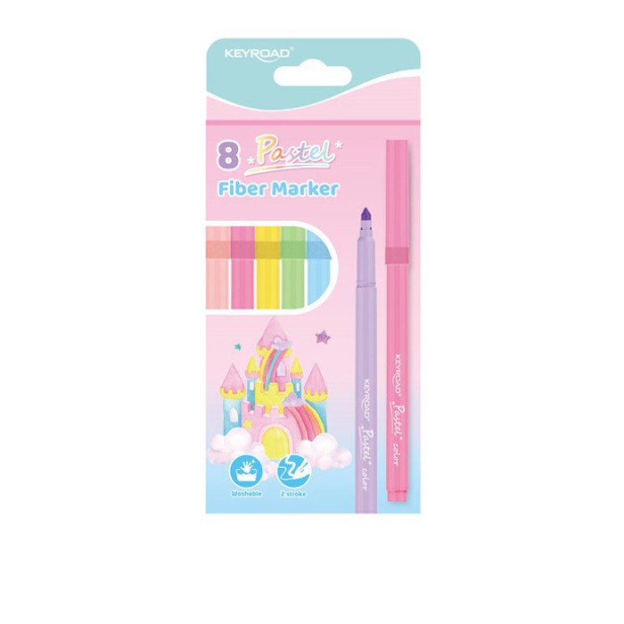 Μαρκαδόροι Pastel 8 τεμάχια