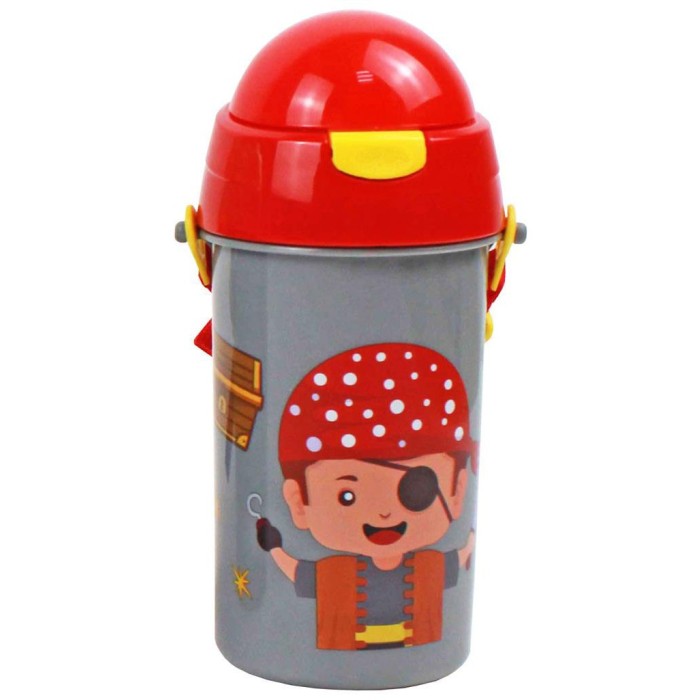 Παγούρι 500ML Πλαστικό με Καλαμάκι