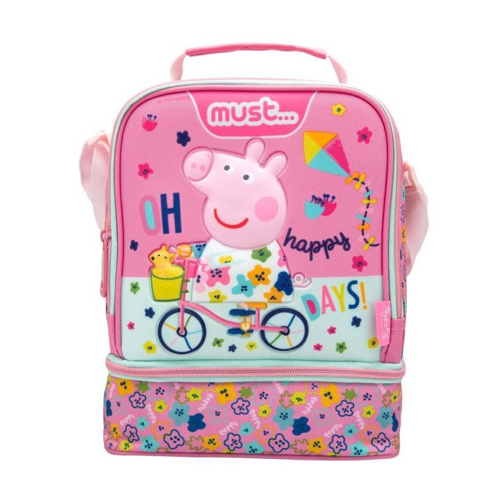 Τσαντάκι Ισοθερμικό φαγητού Must Peppa Pig happy days 