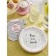 Talking tables Πιάτο Γλυκού Born to be loved Ροζ