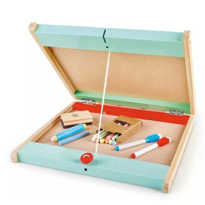 Hape Early Explorer Ξύλινος Πίνακας Store & Go Easel