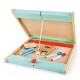 Hape Early Explorer Ξύλινος Πίνακας Store & Go Easel