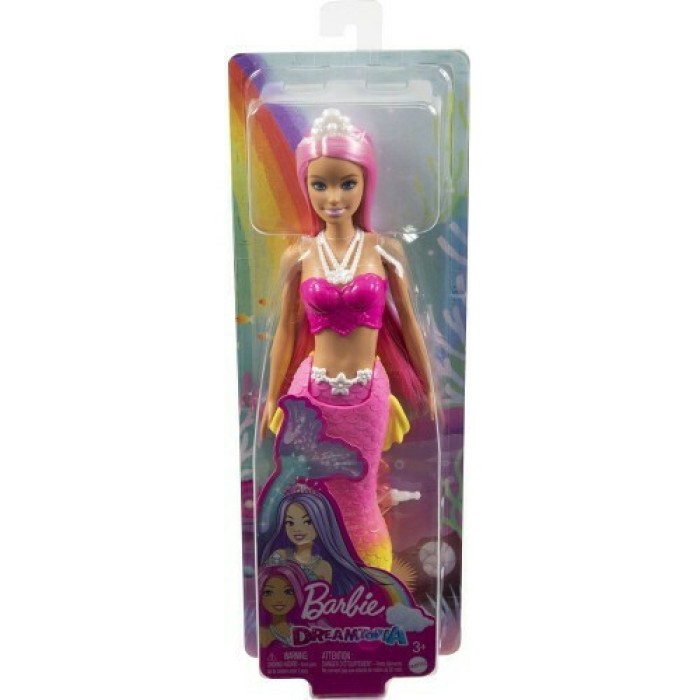Κούκλα Barbie Γοργόνα Pink Hair
