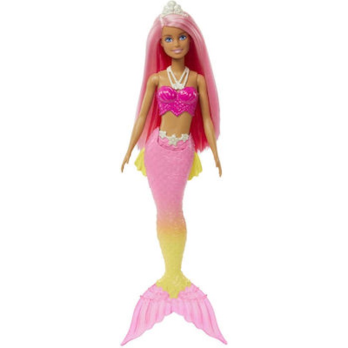 Κούκλα Barbie Γοργόνα Pink Hair