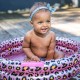 Swim Essentials: Φουσκωτή πισίνα Ø60εκ. με δύο αεροθαλάμους για μωρά από 0 μηνών - "Rose Gold Leopard"