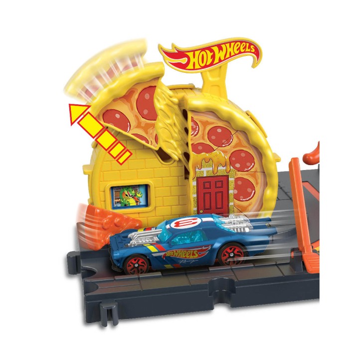 Mattel Πίστα Hot Wheels Speedy Pizza Pick Up για 4+ Ετών