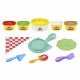Hasbro Play-Doh Πλαστελίνη - Παιχνίδι Cheesy Pizza για 3+ Ετών, 5τμχ
