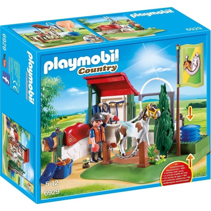 Playmobil Country Σταθμός Πλυσίματος Ιππασίας για 5-12 ετών