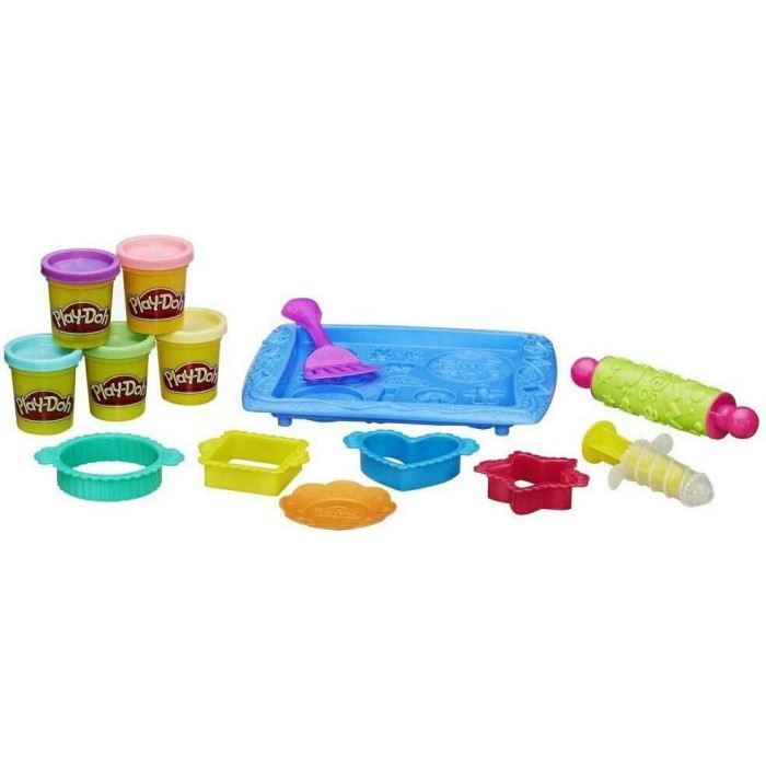 Hasbro Play-Doh Πλαστελίνη - Παιχνίδι Sweet Shoppe Cookie για 3+ Ετών, 5τμχ