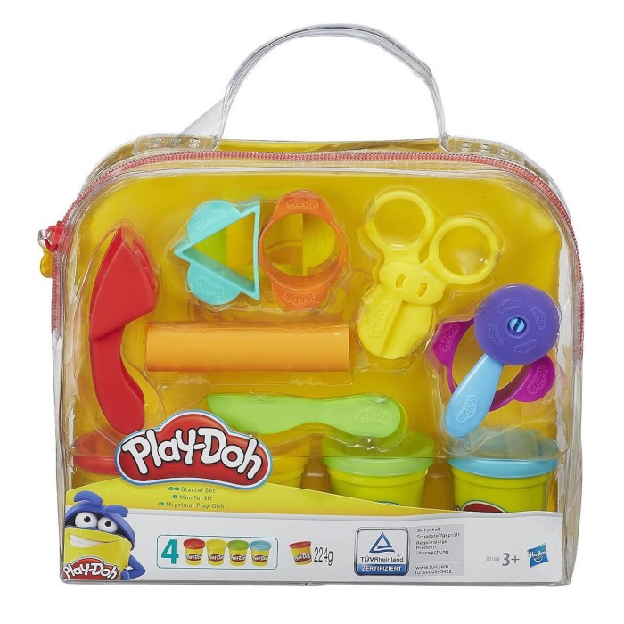 Hasbro Play-Doh Πλαστελίνη - Παιχνίδι Starter για 3+ Ετών, 4τμχ