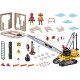 Playmobil City Action Cable Excavator with Building Section για 5+ ετών